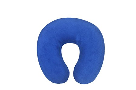 CIMERAC Travel Pillow Memory Foam, Perfect For Travel, The best airline travel pillows-Neck Pillow -Car Pillow , Neck Pain Relief (Blue)