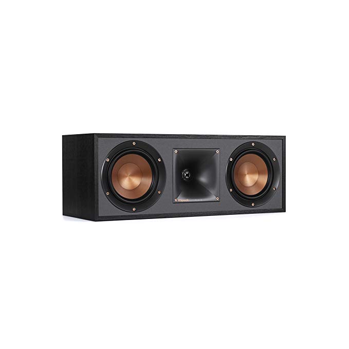 Klipsch R-52C Powerful detailed Center Channel Home Speaker - Black