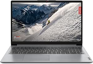 Lenovo IdeaPad 1 15IAU7 Ordinateur Portable 15.6'' FHD - (Intel Core i3-1215U, RAM 8Go, 256GB SSD Stockage, Intel UHD Graphics, Windows 11 Home) - Clavier AZERTY (français) - Gris Clair