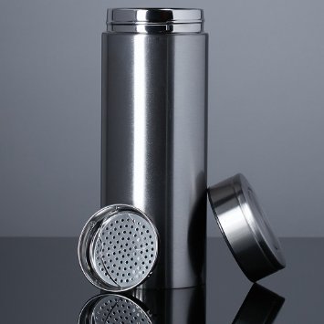 16 Above Stainless Steel Double Walled Vacuum Insulated Wide Mouth Water Bottle - 500ml (16.9oz)