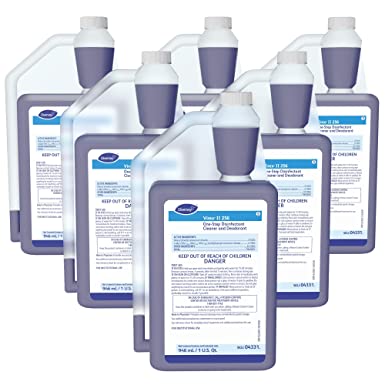 Diversey Virex II 256 Broad Spectrum Disinfectant (32-Ounce, 6-Pack)