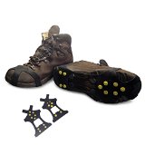 Snow Ice Traction Shoe Walking Running Cleats Rubber Anti No Slip Grip Spikes
