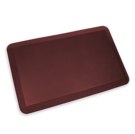Sky Mat, Comfort Anti Fatigue Mat, Perfect for Kitchens and Standing Desks, 20 x 32 x 3/4" (Red)