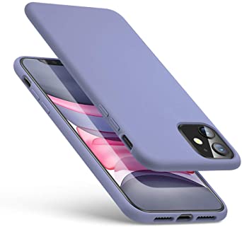 ESR Yippee Color Soft Case for iPhone 11, Liquid Silicone Rubber Case Cover [Comfortable Grip] [Screen & Camera Protection] [Velvety-Soft Lining] [Shock-Absorbing] for iPhone 11 6.1-Inch, Purple