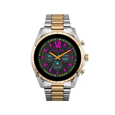 Michael Kors Gen 6 Bradshaw Smartwatch with AMOLED Screen, Snapdragon 4100  Wear Platform, Wear OS by Google, Google Assistant, SpO2, Wellness Features and Smartphone Notifications