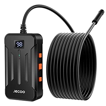 Wireless Endoscope 5.0MP HD WiFi Borescope Semi-Rigid Cable IP67 Waterproof Snake Inspection Camera with 2600mAh Battery for iOS and Android Smartphone & Tablets (16.5Ft)