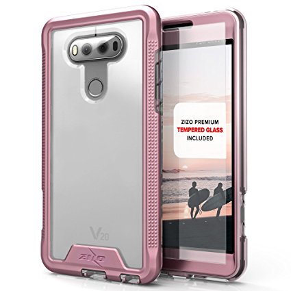 LG V20 Case, Zizo [ION Series] with FREE [LG V20 Screen Protector] Transparent Clear [Military Grade Drop Tested] for LG V20 (2016 Release)