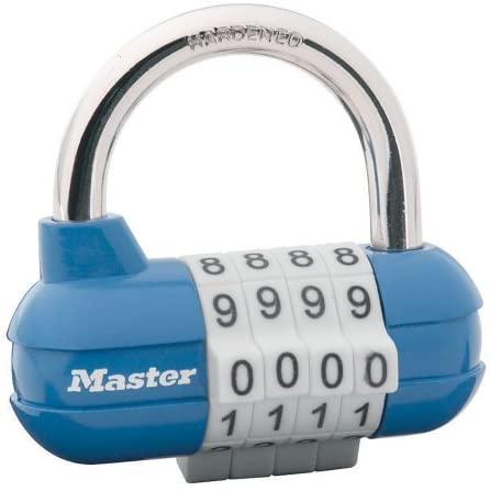 Master Lock 1523D Set Your Own Combination Padlock, 1 Pack, Color May Vary