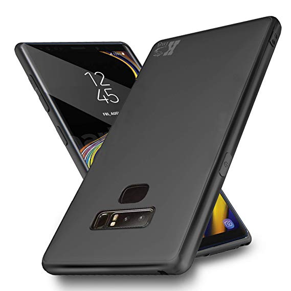 Samsung Galaxy Note 9 Case, KingShark [Soft Flexible] TPU Gel Protective Cover Anti-Scratch Ultra Thin case for Samsung Galaxy Note 9 - Black