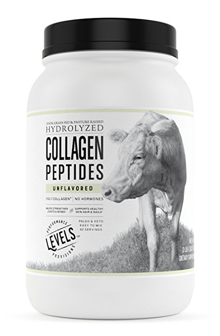 New! Levels 2LB Collagen Peptides, Unflavored, Grass Fed & Pasture Raised, No GMOs