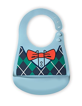 Baby Waterproof Bibs Silicone Bib for Babies and Toddlers with Various Styles