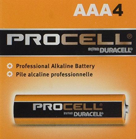 DURACELL AAA24 PROCELL Professional Alkaline Battery (DURACELL AAA24PROCELL)