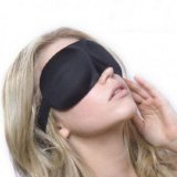 Best Quality Soft Comfortable 100 Polyester Sleeping  Sleep  Eyes Mask  Shades  Blindfold In Black With Stretch Band  Strap By VAGA