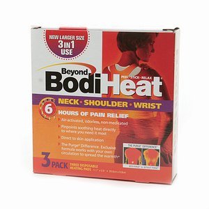 OKAMOTO USA INC. Beyond BodiHeat Neck, Shoulder, and Wrist Pain Relief, Pack: 3