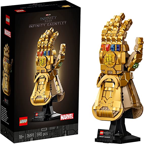 LEGO 76191 Marvel Infinity Gauntlet Building Set, Thanos Glove Model for Adults, Collectible Avengers Gift, Unique Idea