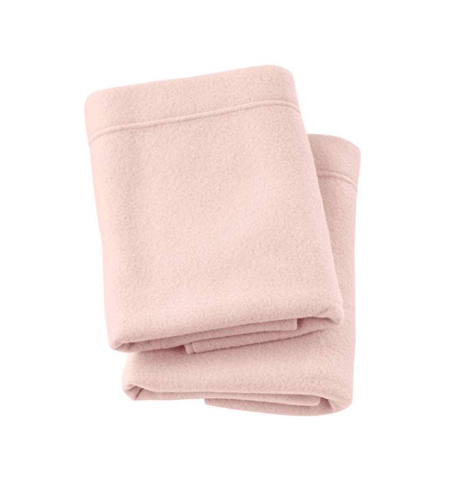 Home Fashions Designs Maya Collection Super Soft Extra Plush Fleece Pillowcases. Cozy, Warm, Durable, Smooth, Breathable Winter Pillowcases in Solid Colors. (King, Blush Pink)