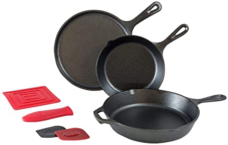 Lodge L6SPB41 Starter Set, 6 Piece, Black