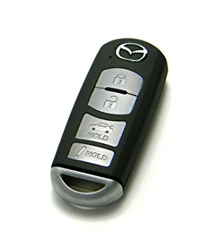 Mazda Keyless Entry Remote 4-Button Smart Key (FCC ID: WAZSKE13D01 / P/N: GJR9-67-5RY or 662F-SKE13D01)