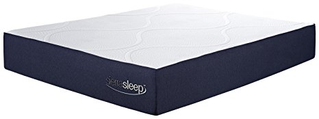 Sierra Sleep by Ashley - 11" Memory Foam and Gel Mattress - King Size - Traditional - White