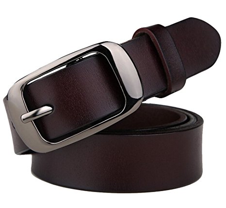 West Leathers Women's Leather Belt 100% Genuine Leather Belts
