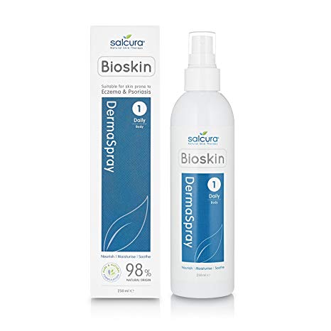 Salcura Natural Skin Therapy, Bioskin Dermaspray Intensive, Perfect For Dry & Itchy Skin, easy To Use Spray, Suitable For Anyone Prone To Eczema, Psoriasis, Dermatitis & Any Other Skin Allergy 250ml