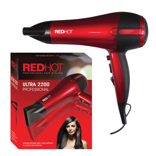 Red Hot Ultra 2200 Professional Hair Dryer