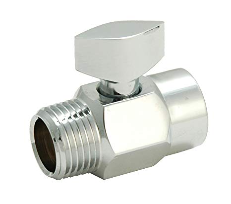 Overhead Shower Water Volume Control Valve, Not Shut Off - By Plumb USA (Chrome)