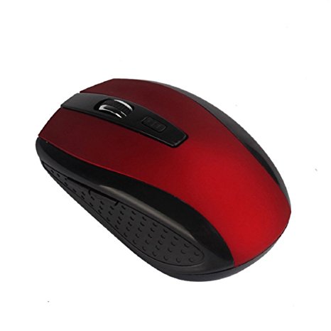 Doinshop Laptop Pc Adjustable 1600dpi 2.4g Optical Wireless Mouse Mice
