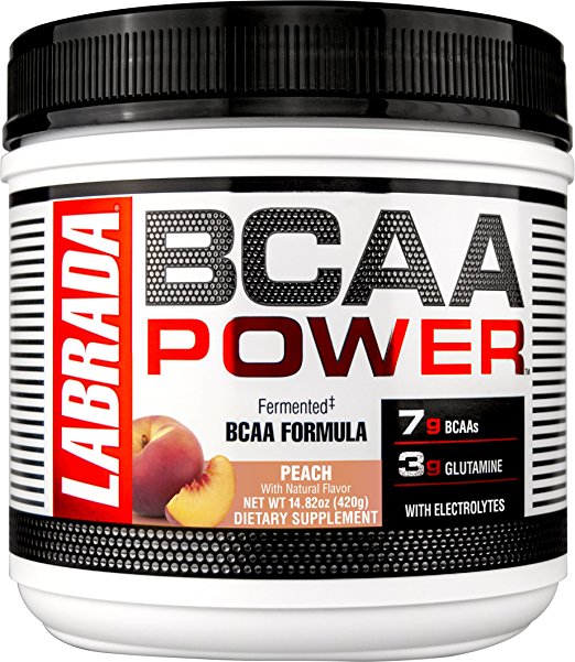 Labrada Nutrition BCAA Power Post Workout Supplement, Peach, 420 Gram