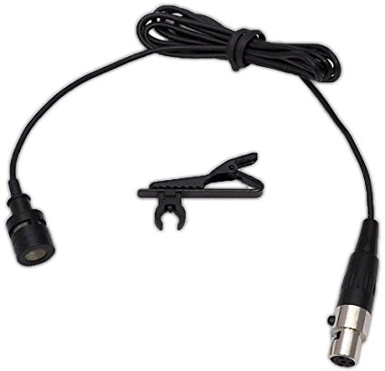 Pyle-Pro PLMS30 Wired Lavalier Mini XLR Uni-Directional Microphone For Shure System