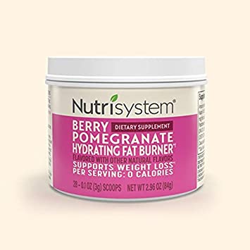Nutrisystem Berry Pomegranate Hydrating Drink Mix - Add to Water - 28 Servings - Fat Burner