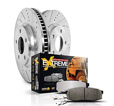 Power Stop (K2798-36) Z36 Extreme Severe-Duty Truck & Tow Brake Kit, Front and Rear