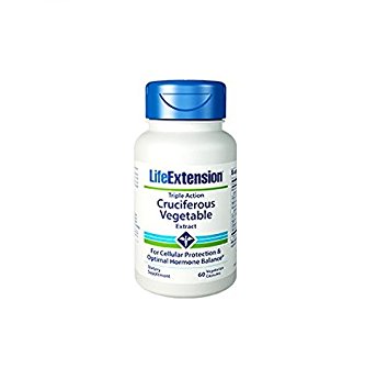 Life Extension Triple Action Cruciferous Vegetable Extract w/ Resveratrol, 60 Vcaps