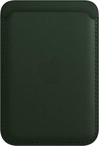 Apple Leather Wallet with MagSafe (for iPhone) - Sequoia Green