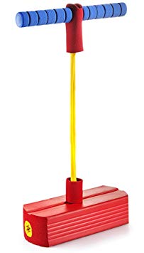 Foam Pogo Jumper for Kids - Fun and Safe Jumping Stick - Pogo Stick for Kids and Adults - Pogo Jump Makes Squeaky Sounds - Holds Up to 250 LBS - Great Gift for Boys and Girls - Original - by Play22
