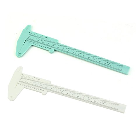 HeroNeo® New 6Inch 150mm Plastic Ruler Sliding Gauge Vernier Caliper Jewelry Measuring