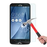 Asus ZenFone 2 Laser ZE551KL Screen Protector OMOTON 25D Tempered Glass Screen Protector with Bubble free InstallNon-Scratch for ZenFone 2 Laser ZE551KL ZE550KL ZenFone 2 ZE550ML 55 Inch