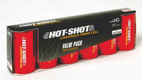 Hot Shot Size C Batteries Set of 6