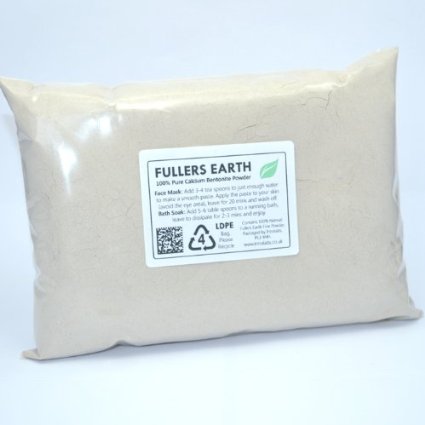 Fullers Earth Fine Powder 500g - Pure & Natural Calcium Bentonite