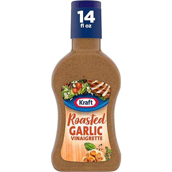 Kraft Roasted Garlic Vinaigrette Salad Dressing (14 fl. oz. Bottle)