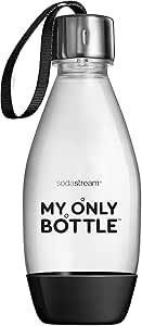 SodaStream Kunststoffflasche My Only Botte 0,5L, spülmaschinengeeignet, schwarz, 1er-Pack