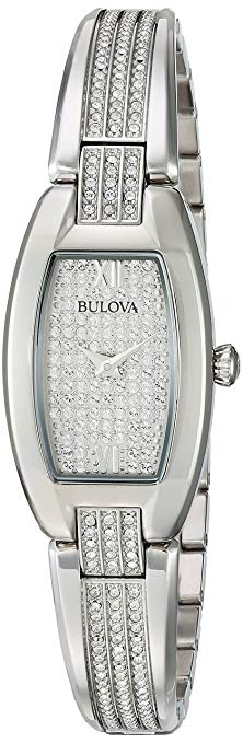 Bulova Women's 96L235 Swarovski Crystal Stainless Steel Watch