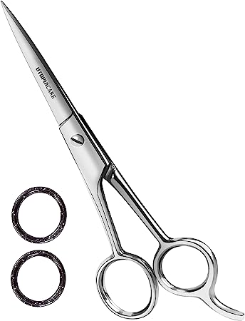 Utopia Care Hair Cutting and Hairdressing Scissors 4.5 Inch, Premium Stainless Steel shears with smooth Razor & Sharp Edge Blades, for Salons, Professional Barbers, Men & Women, Kids, Adults, & Pets.