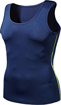 Tesla Men's Cool Dry Compression Muscle Tank Top Baselayer Sleeveless N15 / MUN04