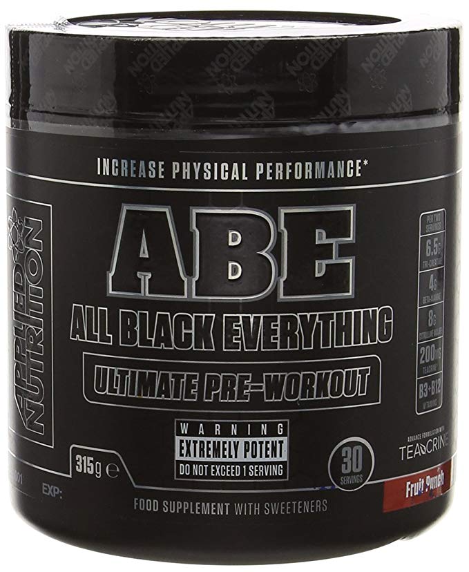 Applied Nutrition ABE Pre-Workout Supplement, 315 g, Fruit Punch