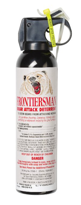 Frontiersman Bear Spray - Maximum Strength - 79 oz 30-Foot Range or 92 oz Industry Maximum 35-Foot Range