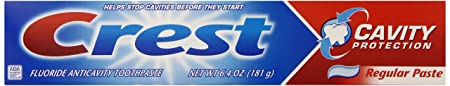 Crest Cavity Protection Toothpaste (2 Count, 6.4 Oz Each)