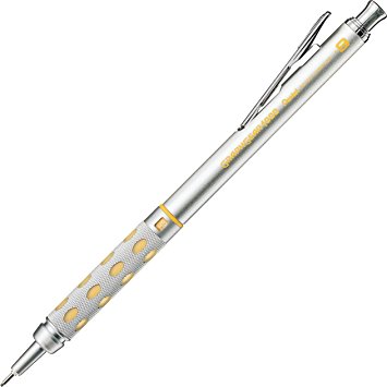 Pentel Graph Gear 1000 Automatic Drafting Pencil, 0.9mm, Yellow Accents, 1 Pencil (PG1019G)