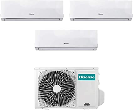 Condizionatore Climatizzatore Trial Split Inverter Hisense New Comfort 7000 7000 12000 7 7 12 Btu A   3AMW58U4SZD1