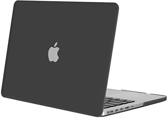 MOSISO Plastic Hard Shell Case Cover Only Compatible with Older Version MacBook Pro Retina 13 Inch (Models: A1502 & A1425) (Release 2015 - end 2012), Space Gray